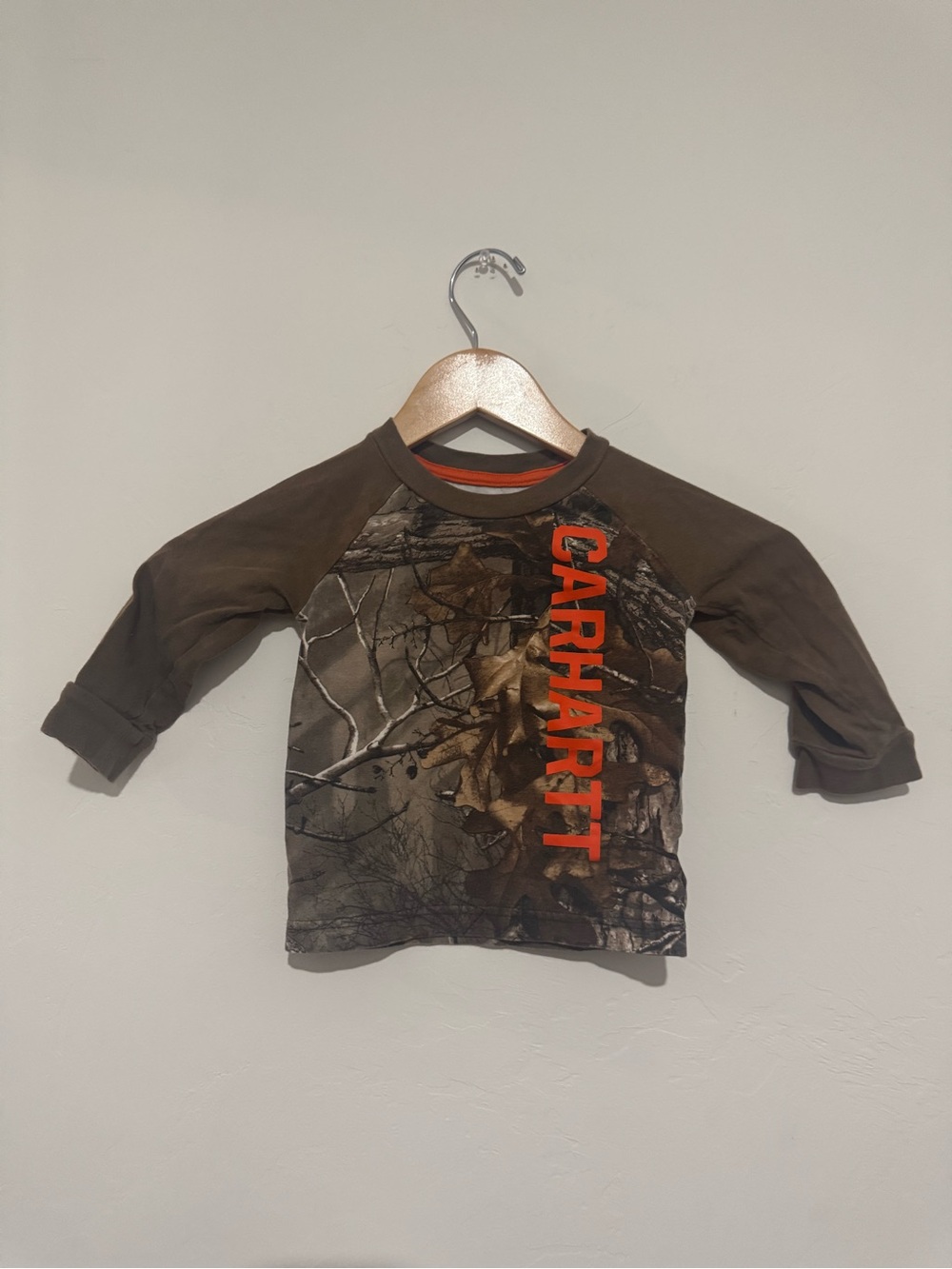Carhartt Baby Boy 12 Months Camouflage Hunting Shirt Long Sleeve